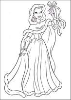 coloriage belle et les decoration de noel